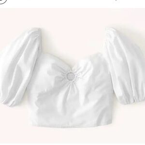 White Abecrombie top
